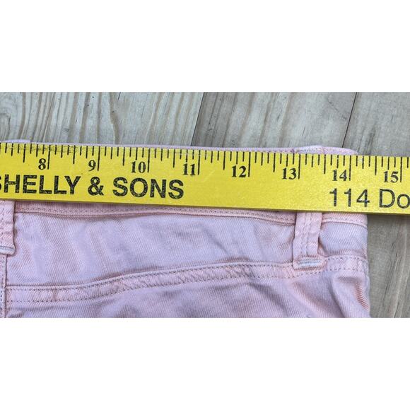 ANTHROPOLGIE Level 99 Pink Roll Tab Shorts Size 26 Womens - Picture 5 of 6